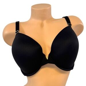 VICTORIA'S SECRET 44C Love Cloud‎ Lightly Lined Demi Smooth Bra Black